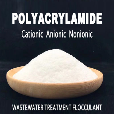 Poudre PAM Polyacrylamide chimique blanche de floculant des eaux usées de déchets industriels