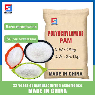 Traitement de l'eau de asséchage de Plolyacrylamide de boue cationique chimique de floculant