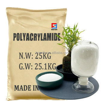 Polyacrylamide anionique cationique non ionique de l'eau de floculant chimique multifonctionnel de traitement