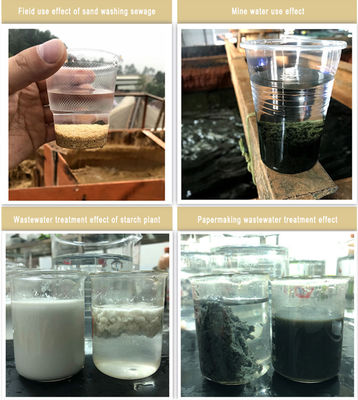 Floculant de polyacrylamide de produits chimiques de traitement de l'eau de CAS 9003-05-8 anionique